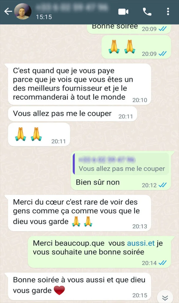 Témoignage client France IPTV Pro